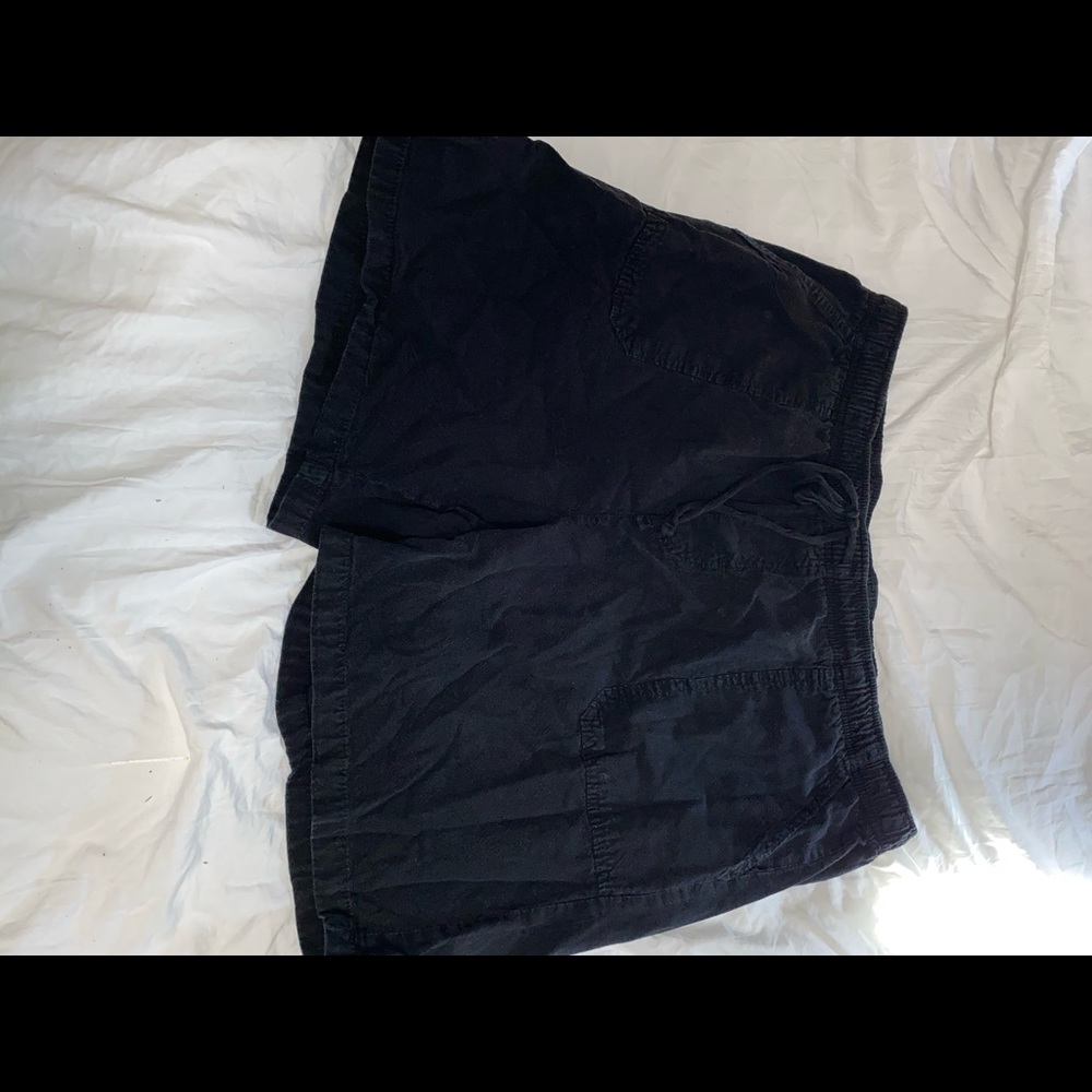 Black long shorts